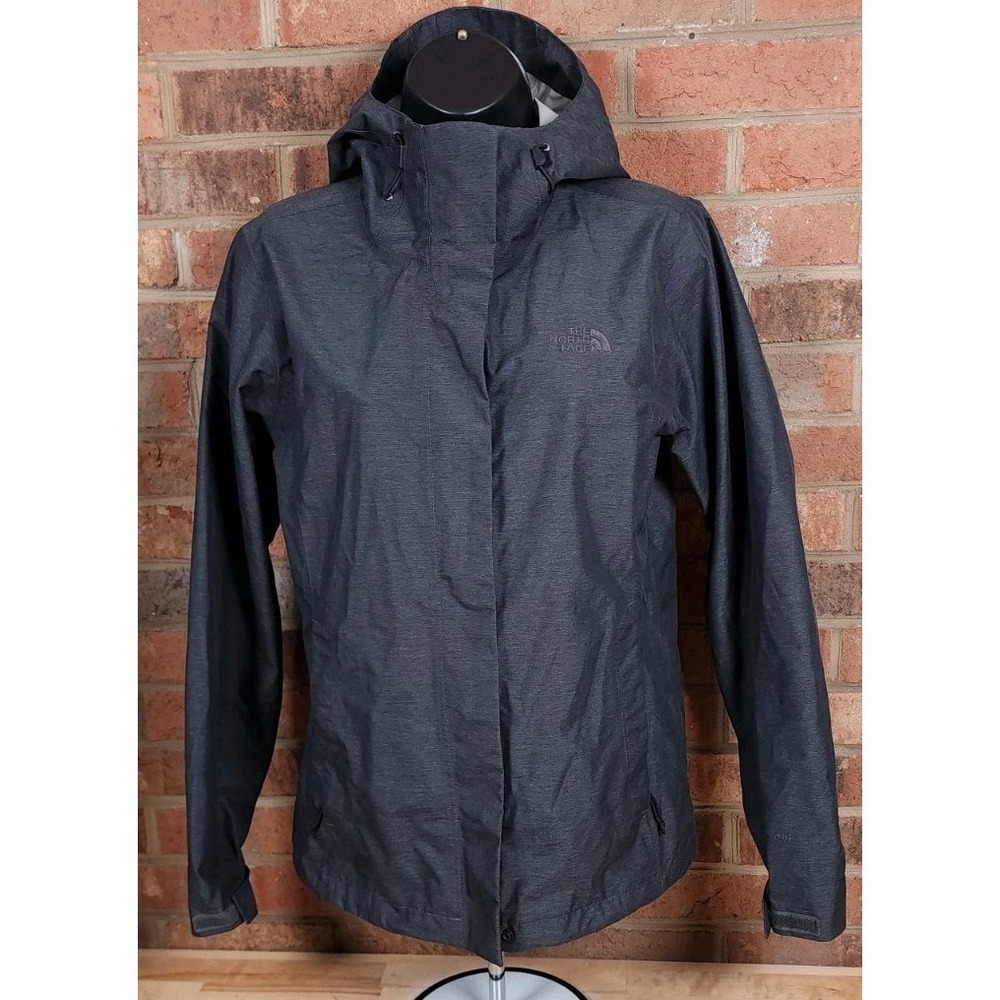 The North Face Womens Venture 2 Rain Jacket Gray Size Small Waterproof NF0A2VCR